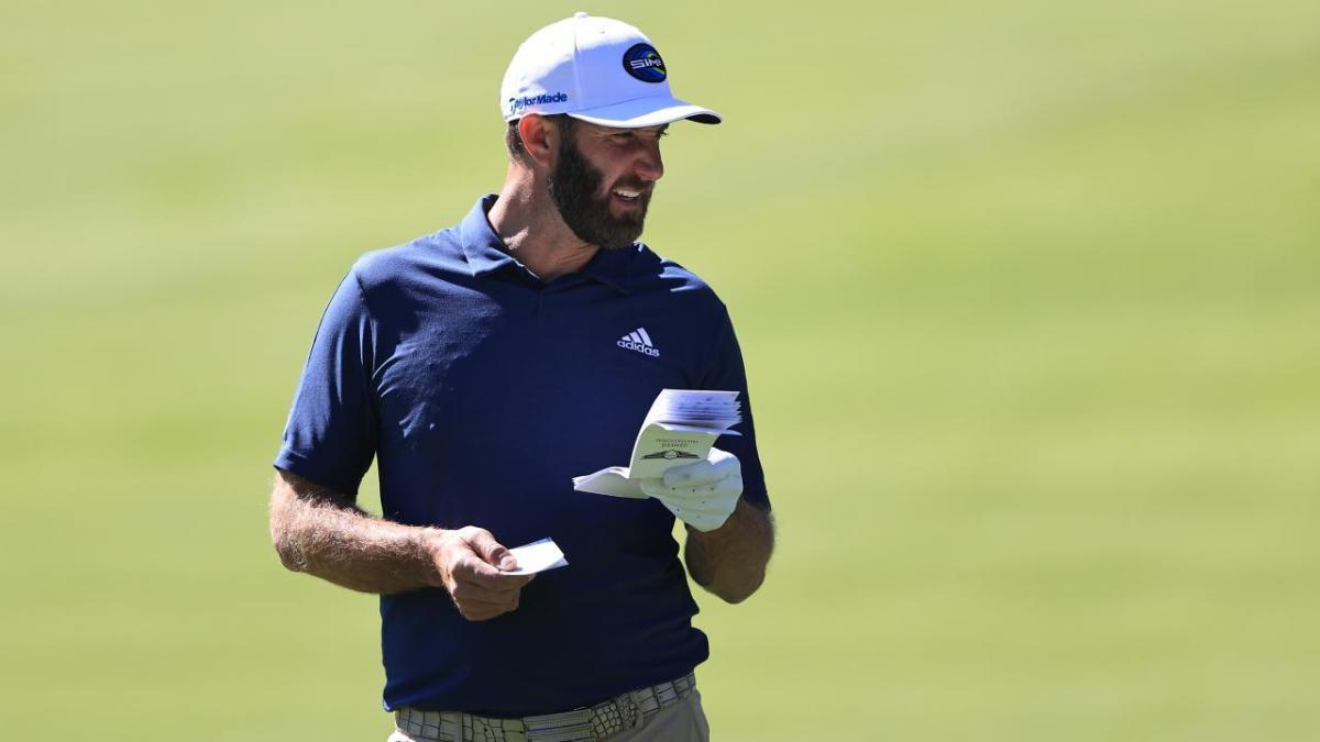 golfer Dustin Johnson 